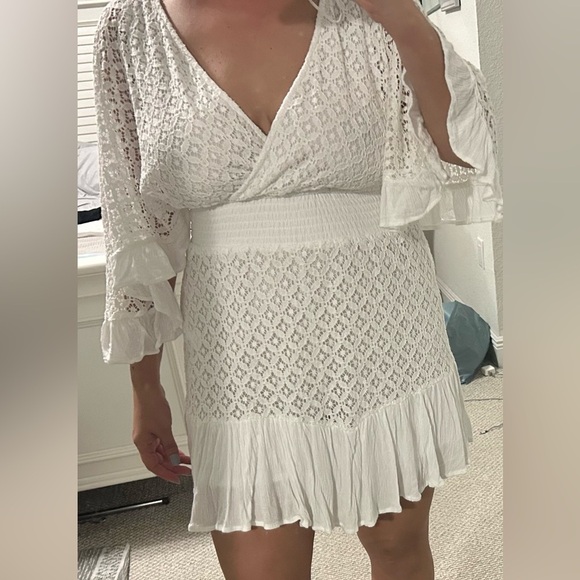 Japer white romper/dress size small - Picture 5 of 9